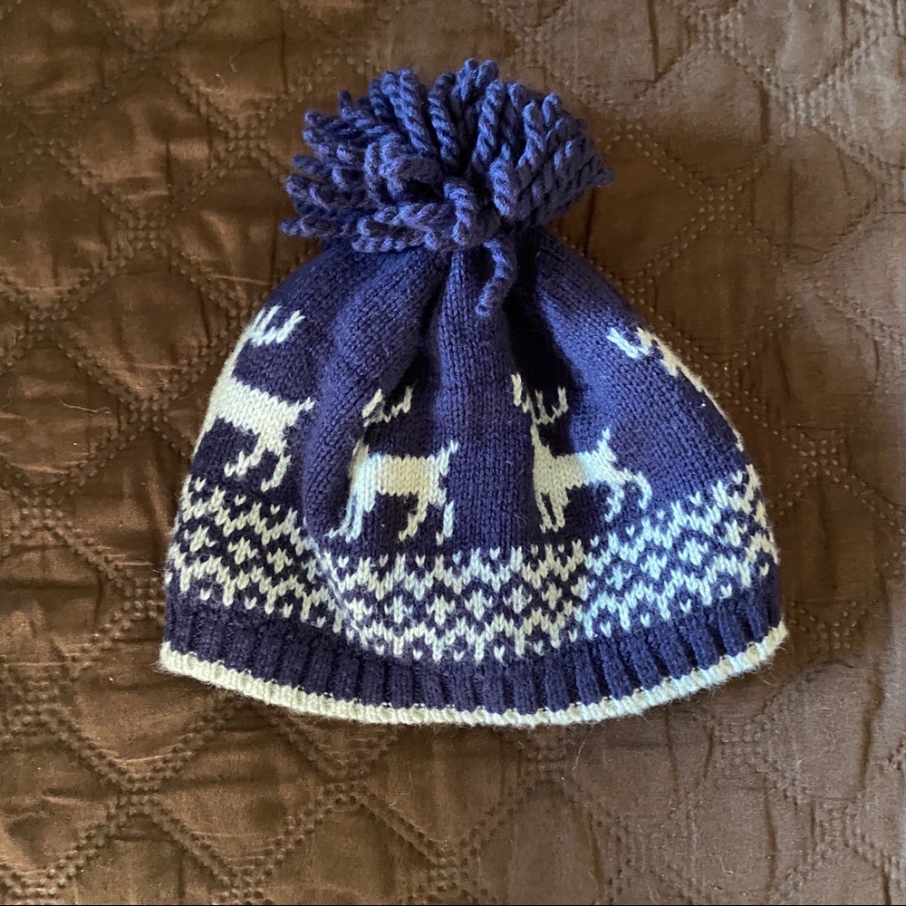 JANIE and JACK blue beanie